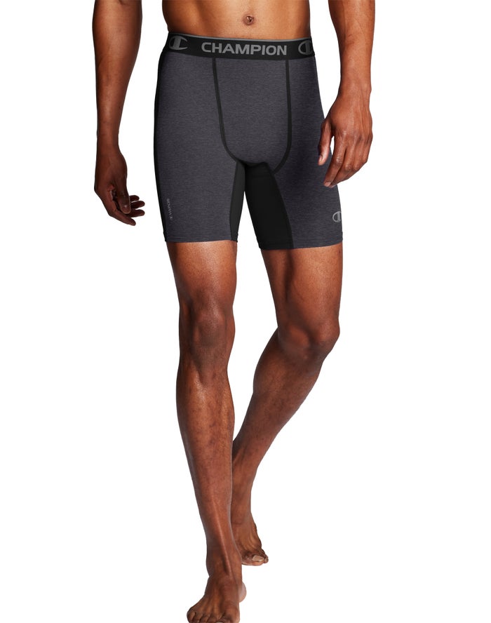 Champion Herre Shorts MørkeGrå - Compression - Danmark VEG-627150